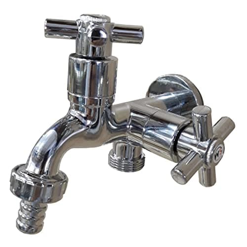 Torneira De Tanque e Máquina Lavar Louça ou Roupa Com Duas Saídas Mecanismo De 1/4 Volta Ref 4031
