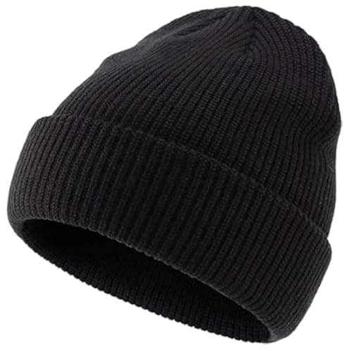 Touca De Frio Masculina Lisa Adulto Inverno Gorro - Diversas Cores Tamanho Único Unissex (PRETO)
