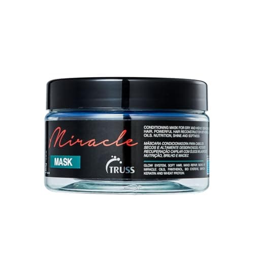 Truss Miracle Mask | Máscara Capilar com Blend de Óleos, Hidratação Profunda e Brilho 3D | 180g