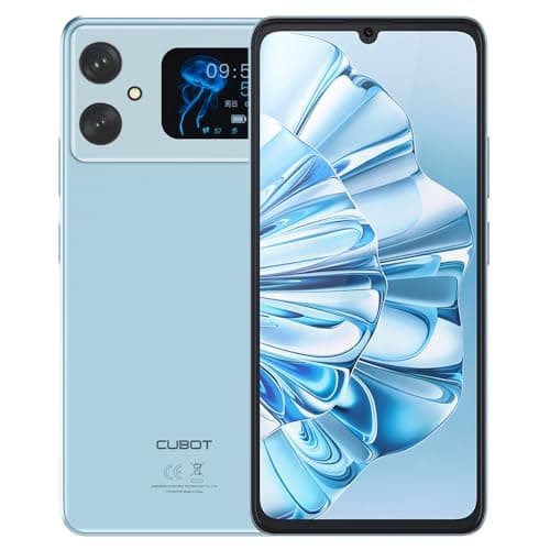 Cubot A20, Smartphone Android 14, 4GB RAM, 128GB, Câmera 48MP, Tela Grande (Azul)