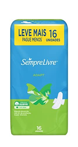 Sempre Livre Absorvente Externo Adapt Com Abas 16 Unidades