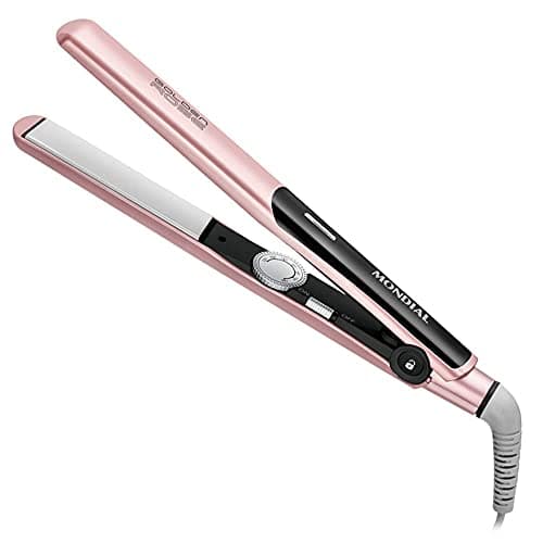 Prancha Chapinha Alisadora Para Cabelos Golden Rose 220v Elétrica Bivolt Chapa De Cerâmica 45 Watts Cabo Giratório P-20 Mondial