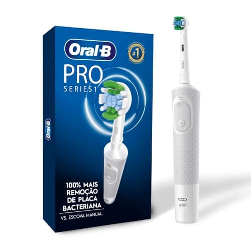Oral-B Escova de Dente Elétrica PRO Series 1, 1 Unidade, Inclui Carregador 110V