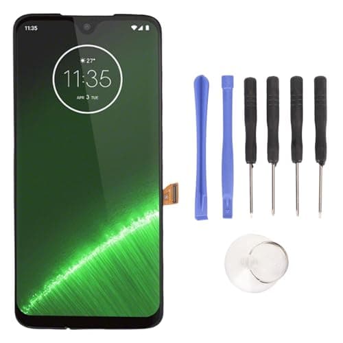 Heayzoki Substituição da Tela DE 6,2 Polegadas para Moto G7 Plus XT1965-2 XT1965-3 LTPS LCD Display Touch Digitalizer COMPLENTAÇÃO COM FERRAMENTAS DE REPARO, VIVID 1080X2270 RESOLUÇÃO,