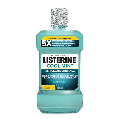Listerine Enxaguante Bucal Cool Mint, 1L