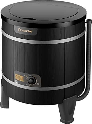 Lavadora de Roupas 5kg Tradicional Evolution, Máquina Bate Bate Semiautomática Black Wanke 220V