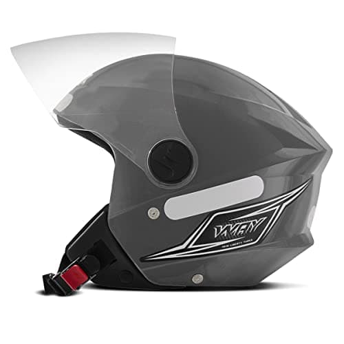 Capacete Mixs Way Aberto 56 Prata