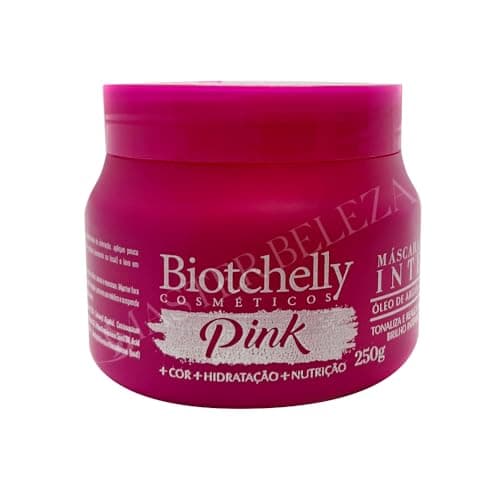 Máscara Matizadora Tonalizante Rosa 250g Biotchelly
