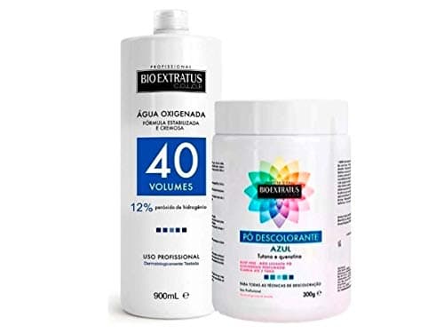 Po Descolorante Azul Bio Extratus +Agua Oxigenada 40VL 900ml
