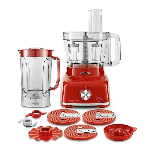 Philco, 103301040, Multiprocessador, Pmp1600v, 1400W, Vermelho, 127v,
