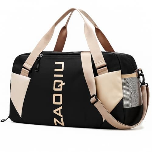 Bolsa De Mão Mala Viagem Academia Grande Avião Bordo 10kg Alça Ajustável Área Molhada Área Seca Compartimento Tênis (Preto)