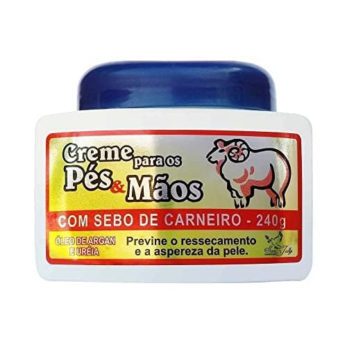 Creme para os Pés & Mãos com Sebo de Carneiro San Jully 240g