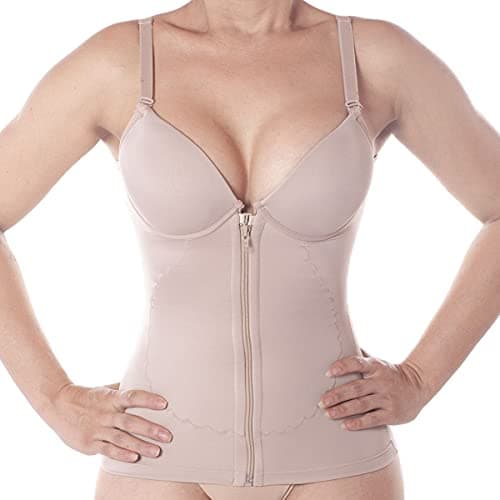 Cinta modeladora - Camisete com bojo e zíper com compressão - Vi Lingerie 330166