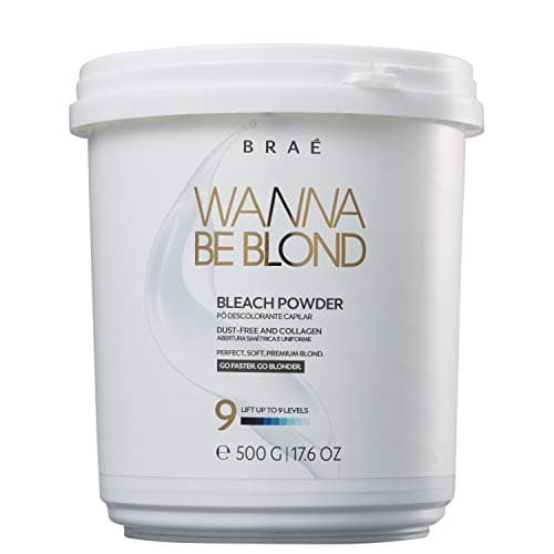 Pó Descolorante Capilar BRAÉ Wanna Be Blond - Profissional, Abre até 9 Tons, Não Emborracha, Dust-Free, 500g