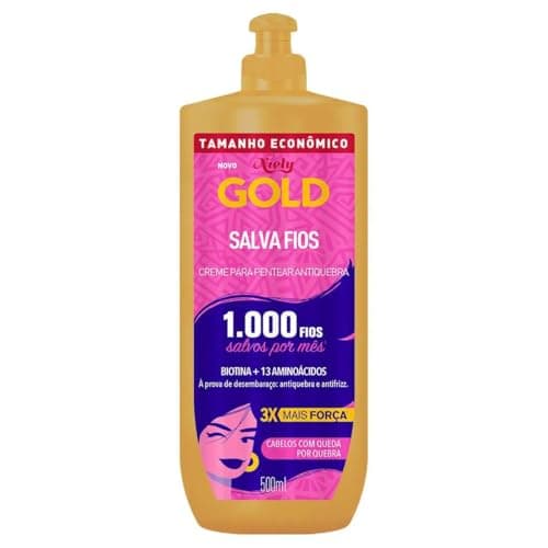 Creme Para Pentear Niely Gold 500ml Salva Fios
