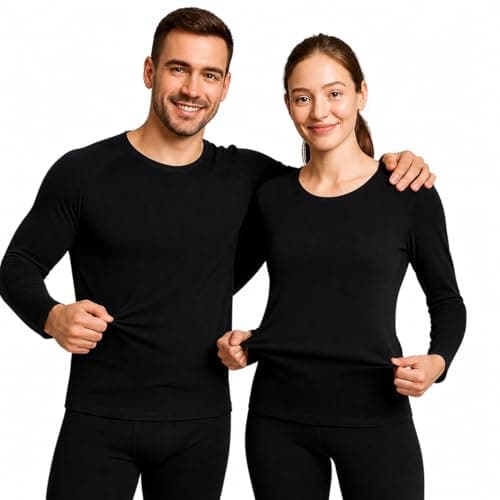 Conjunto Segunda Pele Térmica Flanelada Blusa Calça Inverno Frio Intenso Preto Unissex Moto Ciclismo Trabalho Fitness Academia Caminhada Proteção Aquecimento Conforto Maciez (Feminino)