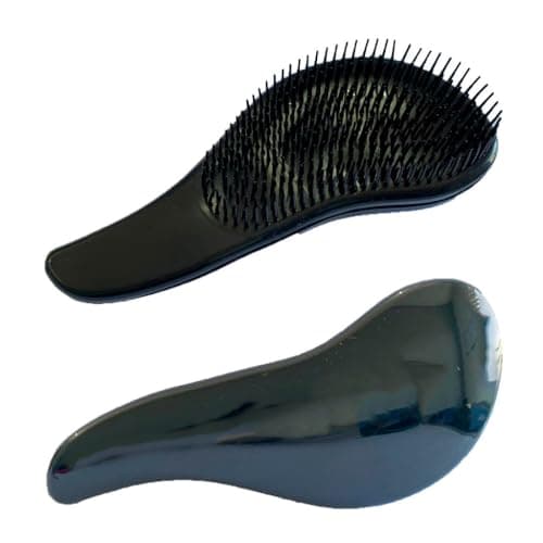 Escova Mágica com Cabo Anatômico para Desembaraçar Cabelos (PRETO)