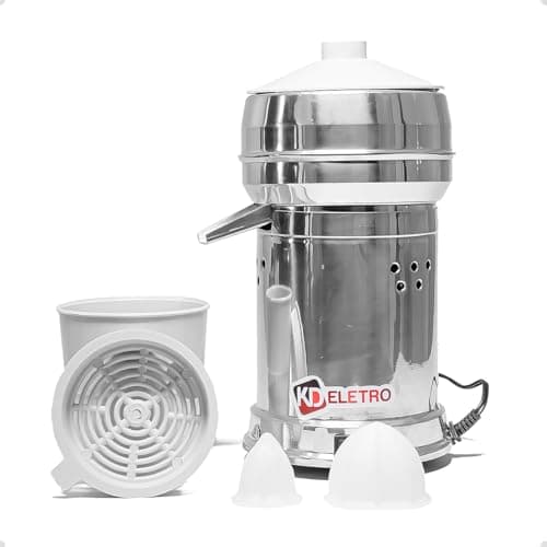 Espremedor Industrial Aluminio BIVOLT Profissional Laranja Frutas Sucos