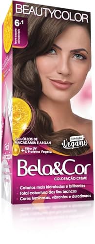 Coloração Bela&Cor - 6.1 Louro Escuro Acinzentado