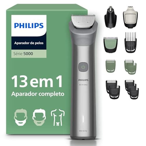 PHILIPS Aparador premium multigroom 13 em 1 para Rosto, Cabelo e Corpo - MG5942/15