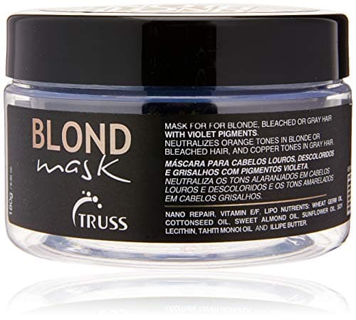 Truss Blond Mask | Máscara Matizadora com Pigmento Violeta para Neutralização do Amarelado e Hidratação Profunda | 180 g
