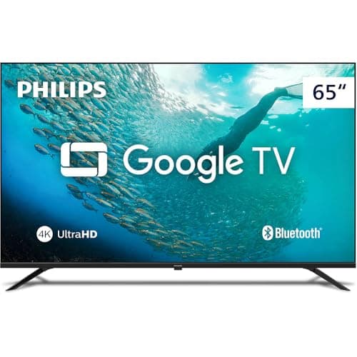 PHILIPS, Smart TV, 65'' 4K UHD, 65PUG7019/78, Google TV, Comando de Voz, HDR