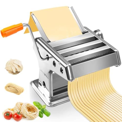 Cilindro de Massa Manual, Maquina de Macarrão, Maquina Macarrao, Abridor de Massa, Maquina Macarrão Massa Manual, Máquina Macarrão 3 Massas