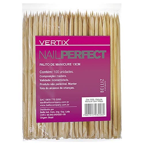 Vertix Palito De Manicure 13Cm 100 Pcs