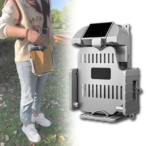 Máquina de ensacamento de frutas elétrica ultralonga de 15 horas com carregamento tipo C e display de potência em tempo real | Controle de vento de 3 velocidades | Protetores laterais ajustáveis