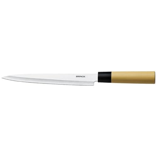 Faca Para Sushi E Sashimi 8 1/2" Samurai Brinox Aço Inox
