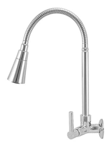 Torneira Flexível Gourmet Para Cozinha Instalação de Parede