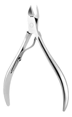 Alicate de Cutícula Inox Profissional – Ferramenta Afiada Manicure Pedicure em Aço Carbono para Cortador de Unhas, Higiene das Cutículas, Uso em Salão ou Casa