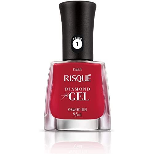 Risqué Esmalte Diamond Gel Vermelho Rubi Cremoso 9 5 Ml
