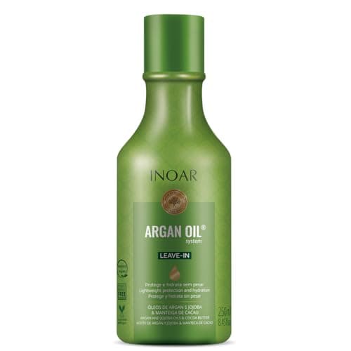 Leave-In Argan Oil Hidratante Antifrizz 250Ml, Inoar