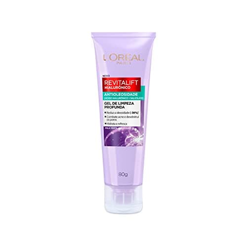 L'Oréal Paris Revitalift Hialurônico - Gel de Limpeza Antioleosidade 80g