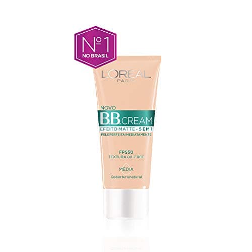 L'Oréal Paris Base Bb Cream Efeito Matte Cor Média Fps 50 30Ml