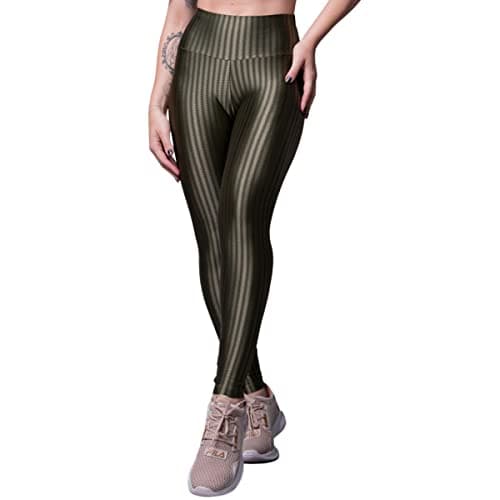 Calça Legging Bella Fiore New Zig Feminina Poliamida Academia Malhar Cor:Verde;Tamanho:G