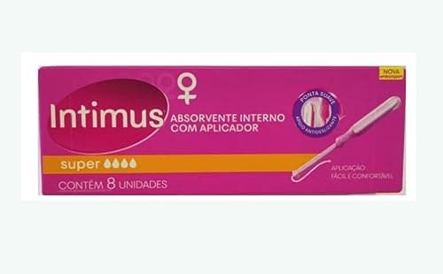 Intimus Absorvente Interno Sport Super, 1 pacote com 8 unidades