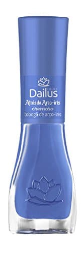 Esmalte - Atras do Arco Iris 02-Toboga de Arco Iris, Dailus, Azul Claro