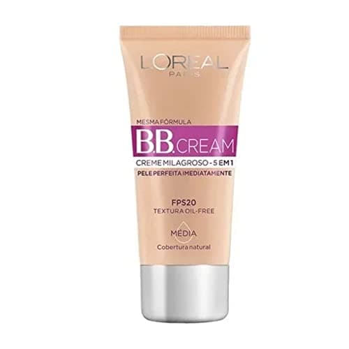 BB Cream Dermo Expertise Base Média 30ml, L'Oréal Paris, Médio, 30Ml