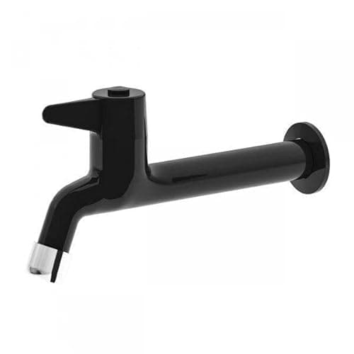 JAPI 1158IHK Torneira para Pia Cozinha, Parede Abs, Preta, 1/4 Volta Ihk