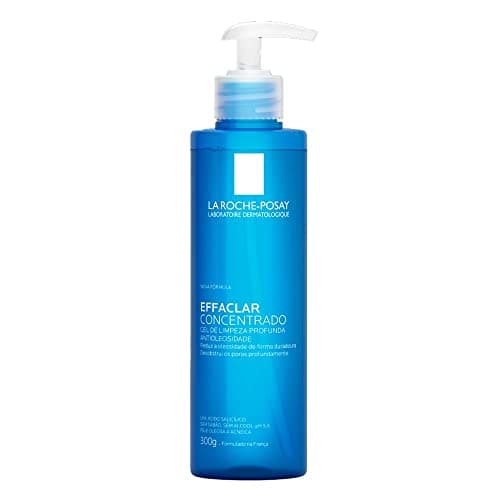 La Roche-Posay Effaclar Gel de Limpeza Facial Antiacne Concentrado com Ácido Salicílico, Zinco e LHA, Limpeza Profunda, Reduz Oleosidade e Desobstrui os Poros, 300ml
