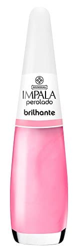 Esmalte Perolado Brilhante, Impala Cosmeticos, Rosa