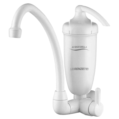 Purificador de Água com Torneira de Parede Acqua Bella, Lorenzetti, 7411815, Branco, Pequeno