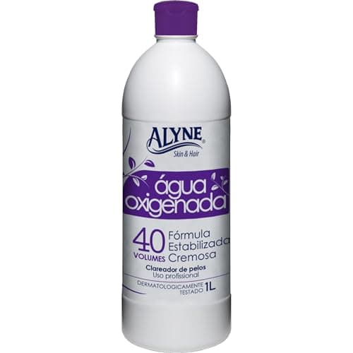 Alyne, Água Oxigenada, Cremosa, 40 Vol., 1 Litro, Roxo