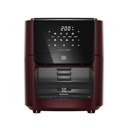 Electrolux Air Fryer Oven Electrolux por Rita Lobo 12L Digital Vermelha Escura Experience 1700W (EAF86) 220V