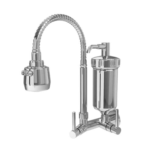 Torneira Gourmet Com Filtro Cozinha De Parede Metal Inox
