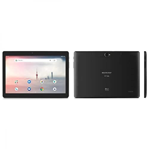 Tablet Multi M10A 3G Android 9 Pie 32 GB Dual Câmera 10 Polegadas Quad Core Preto - NB331