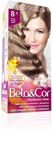 Coloração Bela&Cor - 8.1 Louro Cinza Claro