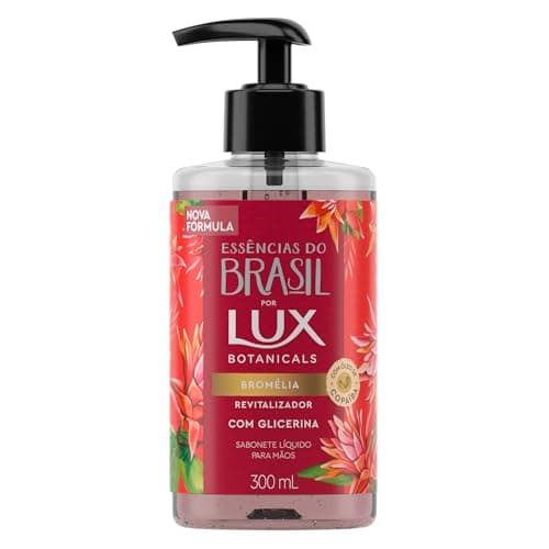 Lux Sabonete Líquido Bromélia Botanicals Essências Do Brasil Frasco 300Ml